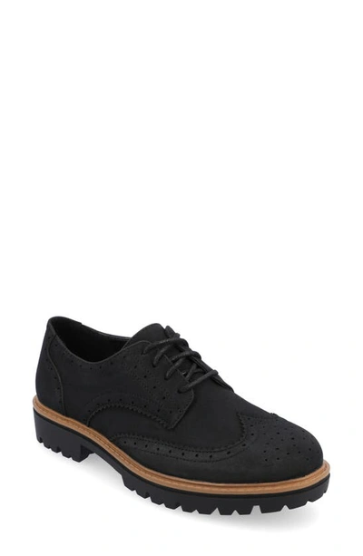 Journee Collection Claudiya Oxford In Black