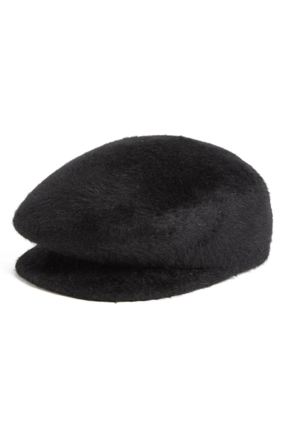 Gigi Burris Millinery Tully Rabbit Fur Felt Newsboy Cap - Black