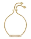 Kendra Scott Stan Bracelet In Iridescent Drusy/ Gold