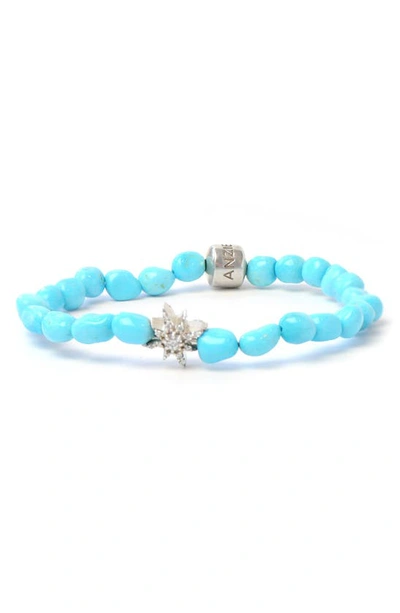 Anzie Boheme Bracelet In Silver/ Turquoise