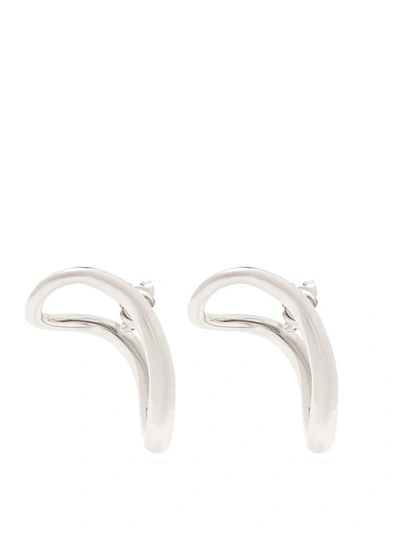 Charlotte Chesnais Small Slide Earrings In Silver