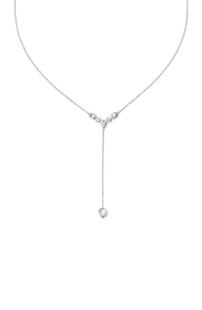 Anzie Classic White Topaz Y-necklace
