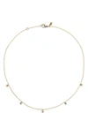 Anzie Cleo Dangling Shapes Necklace In Gold