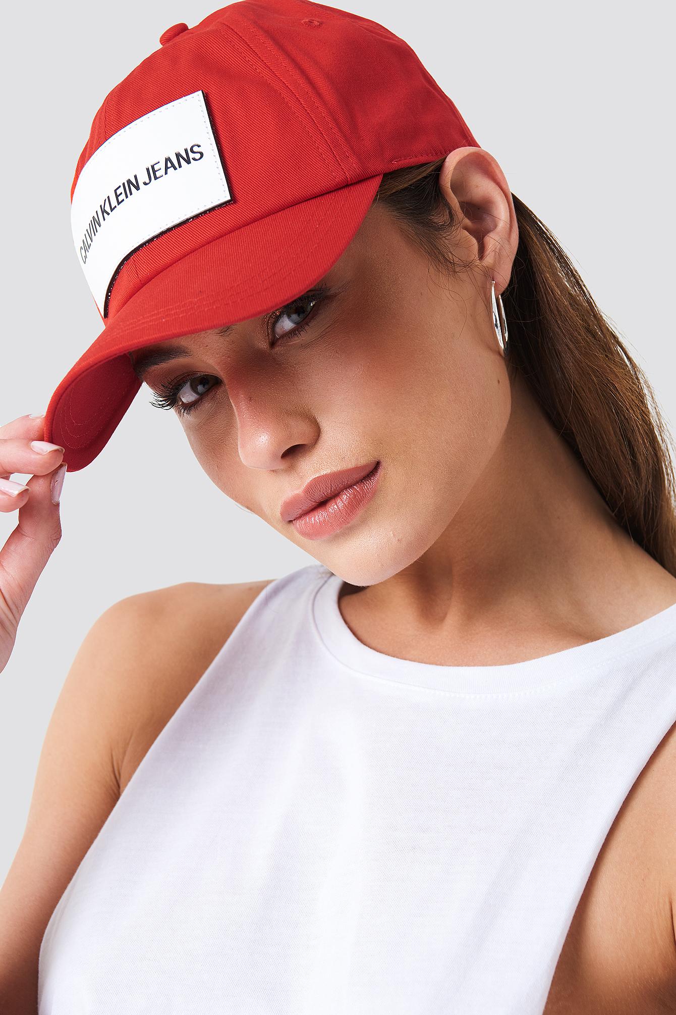 Calvin klein red hat discount