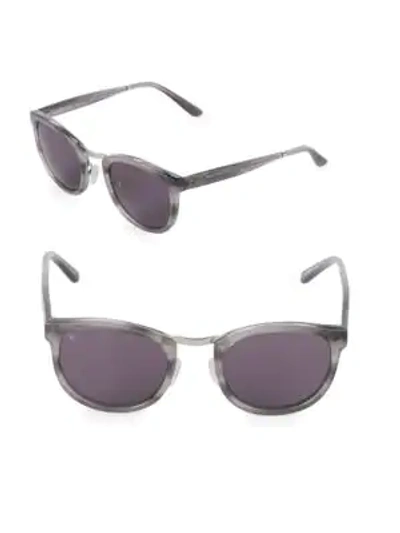 Smoke X Mirrors Crossroad 49mm Oval Sunglasses In Grey