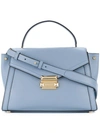 Michael Michael Kors Whitney Medium Satchel In Blue