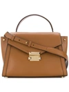 Michael Michael Kors Whitney Medium Satchel In Marrone