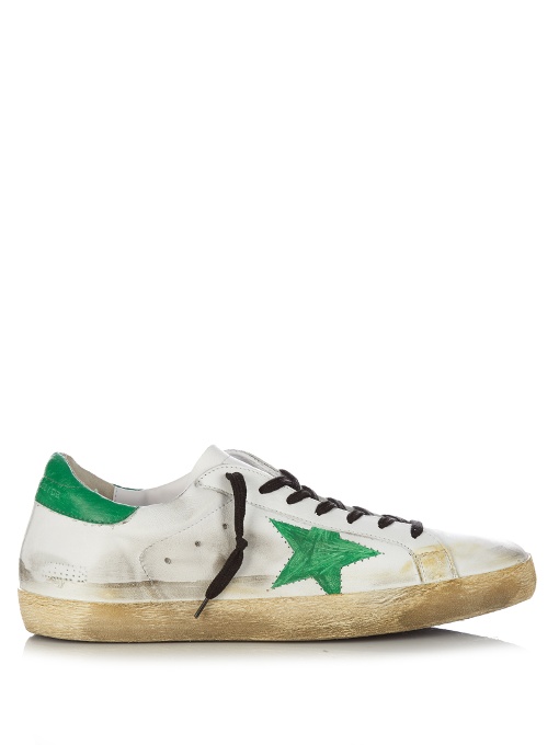 Golden Goose Super Star Low-top Leather Trainers In White | ModeSens