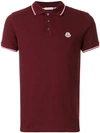 Moncler Striped Cuff Polo Shirt
