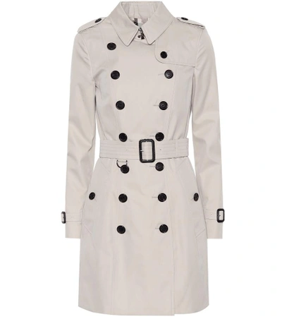 Burberry Cotton Trench Coat In Beige