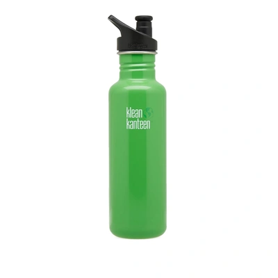 Klean Kanteen Classic Single Wall Sport 3.0 Bottle In Green