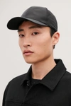 Cos Baseball Cap In Black