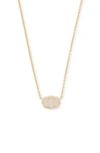 Kendra Scott Chelsea Pendant Necklace In Rose/ Gold