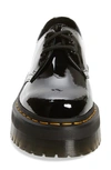 Dr. Martens' 1461 Quad Platform Derby In Black Patent