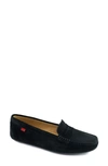 Marc Joseph New York Naples Penny Loafer In Black Suede
