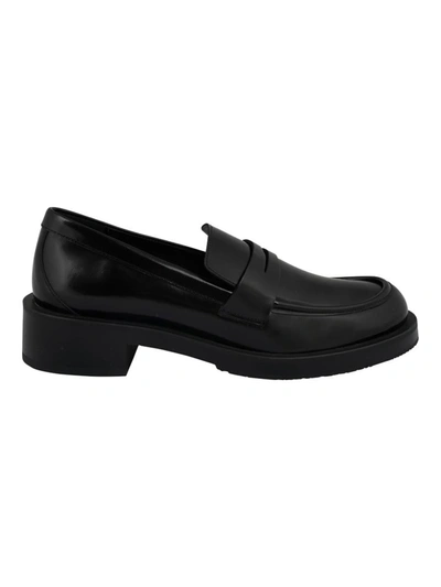 Stuart Weitzman Palmer Bold Loafer Shoes In Black