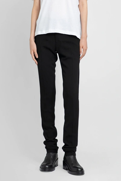 Ann Demeulemeester Woman Black Trousers