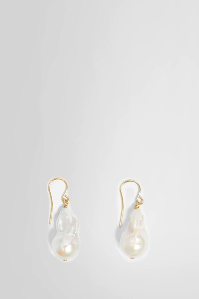 Jil Sander Woman White Earrings