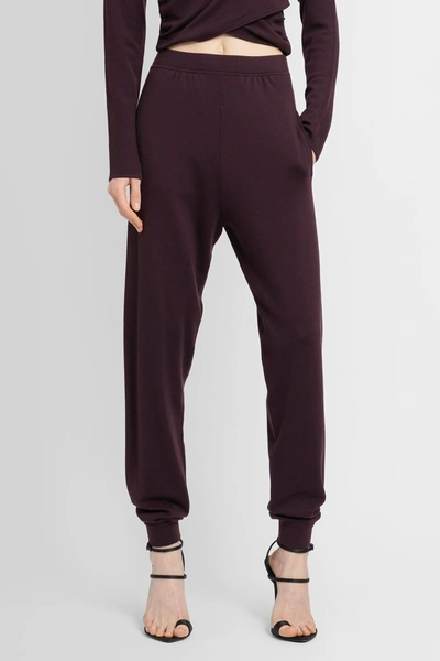 Saint Laurent Woman Purple Trousers
