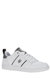 K-swiss Lozan Match Leather Tennis Shoe In White/ Black/ Gunmetal