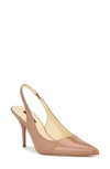 Nine West Toress Slingback Pump In Medium Natural