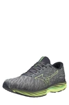 Mizuno Wave Rider 26 Sneaker In Ultimte Gry-neo Lime