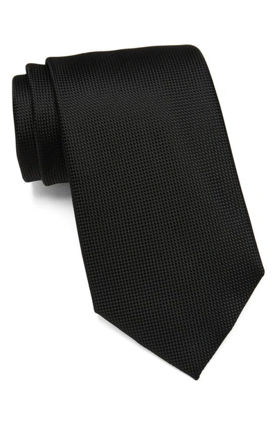 Perry Ellis Oxford Tie In Black