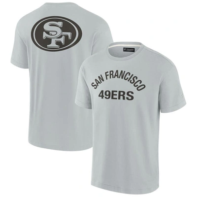 Fanatics Signature Unisex  Gray San Francisco 49ers Super Soft Short Sleeve T-shirt