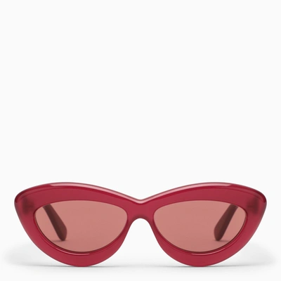 Loewe Fuchsia Cat-eye Sunglasses In Pink