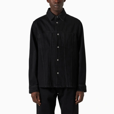 1989 Studio Black Cotton Denim Shirt