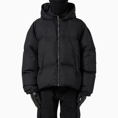 1989 Studio Black Nylon Oversized Down Jacket