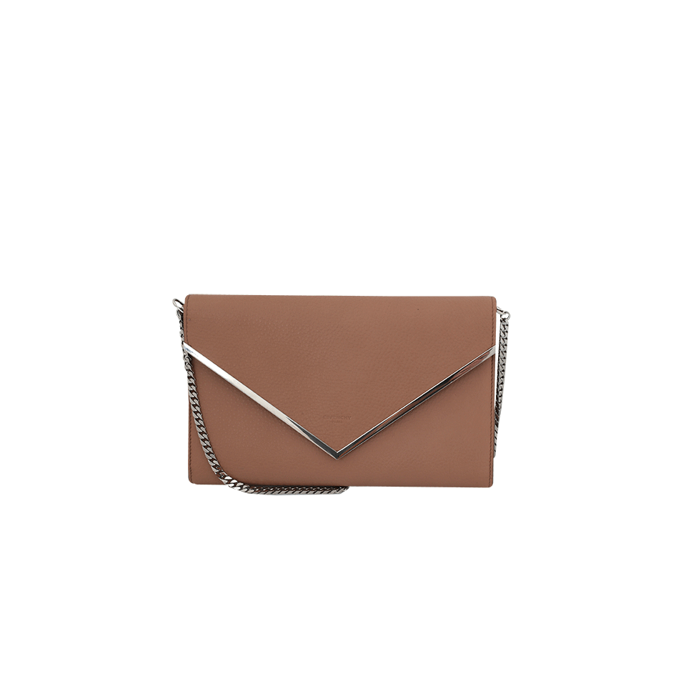 Givenchy V-flap Wallet On Chain In Old-pink | ModeSens