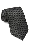 Nordstrom Ferrand Jacquard Silk Tie In Charcoal