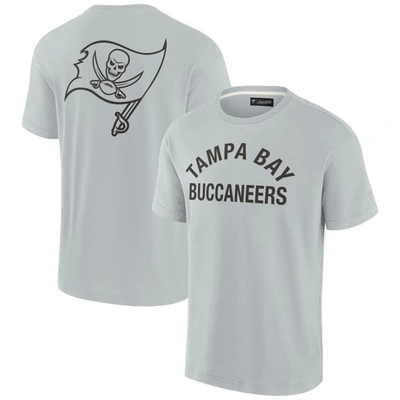 Fanatics Signature Unisex  Gray Tampa Bay Buccaneers Super Soft Short Sleeve T-shirt