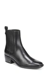 Sam Edelman Bronson Chelsea Boot In Black Leather