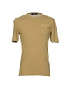 Dsquared2 T-shirts In Khaki