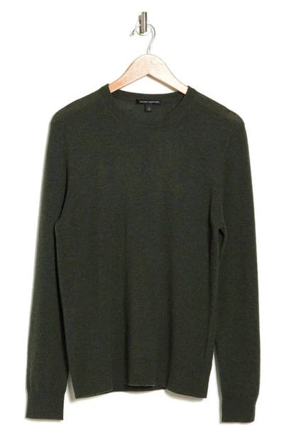 Autumn Cashmere Crewneck Wool Blend Sweater In Army
