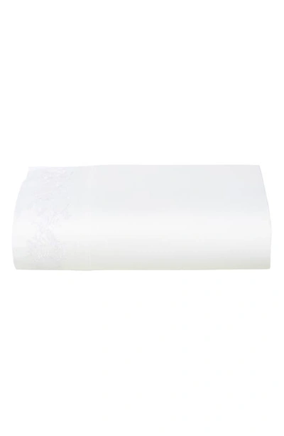 Polo Ralph Lauren Eloise Embroidered 624 Thread Count Organic Cotton Sheet Set In Studio White