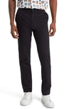 Original Penguin Bedford Slim Fit Stretch Cotton Corduroy Chinos In True Black