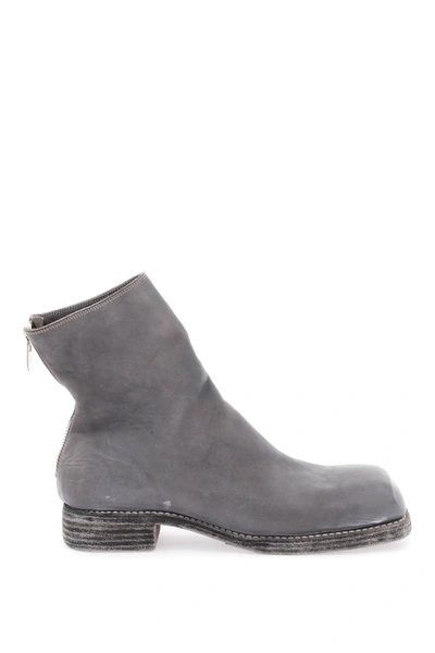 Guidi Leather Ankle Boots In Black (black)