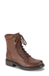 Baretraps Holden Faux Leather Combat Boot In Brush Brown