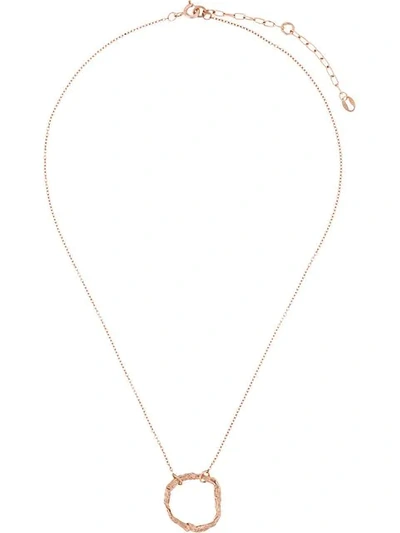 Niza Huang Circle Necklace In Metallic