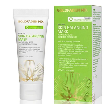 Goldfaden Md Skin Balancing Mask Botanical Rich Refining Treatment 60ml In N,a