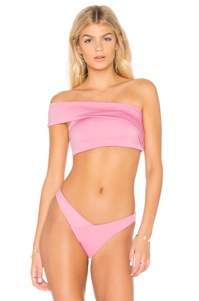Kopper & Zink Zahara Bikini Top In Rose