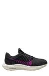Nike Pegasus Turbo Next Nature Running Shoe In Black/ Purple/ Anthracite