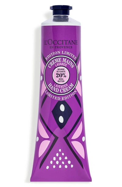 L'occitane Shea Lavender Hand Cream In Purple