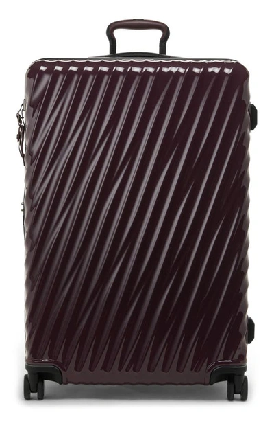 Tumi 31-inch 19 Degrees Extended Trip Expandable Spinner Packing Case In Glossy Deep Plum