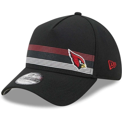 New Era Black Arizona Cardinals Flawless Stripe 39thirty Flex Hat