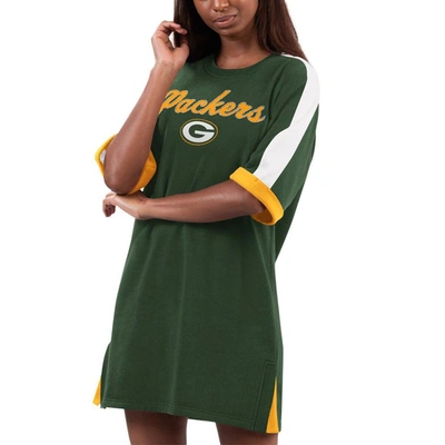 G-iii 4her By Carl Banks Green Green Bay Packers Flag Sneaker Dress