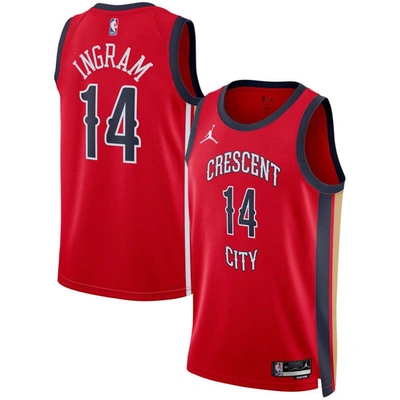 Jordan Brand Unisex  Brandon Ingram Red New Orleans Pelicans Swingman Jersey
